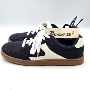 No Boundaries Women's Navy Blue Lace-Up Sporty Sneakers Size 9.5